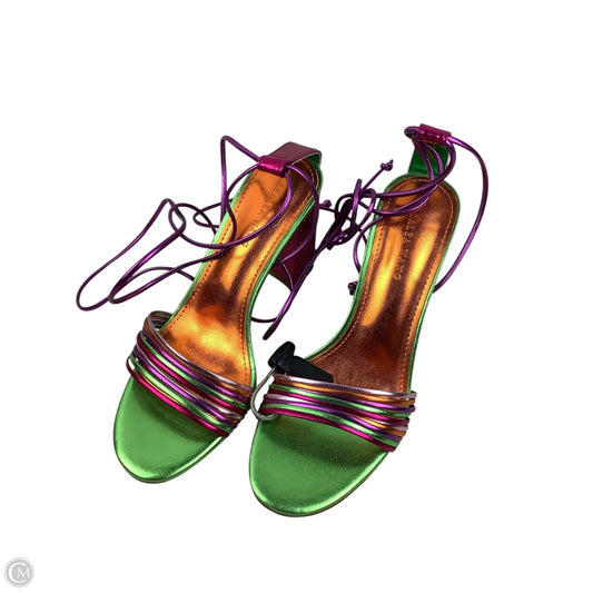 Shoes Heels Block By Azalea Wang In Multi-colored, Size: 6