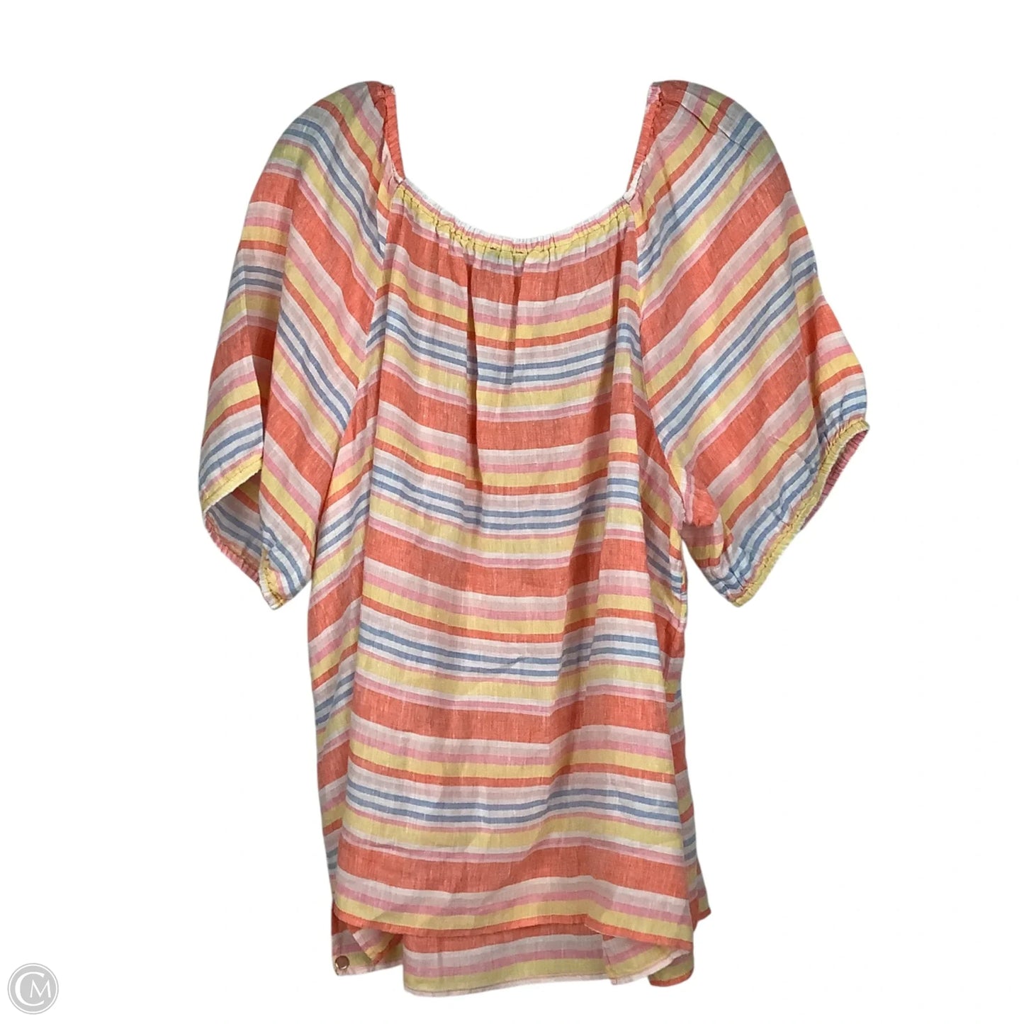Top Short Sleeve By Talbots In Multi-colored, Size: 2x