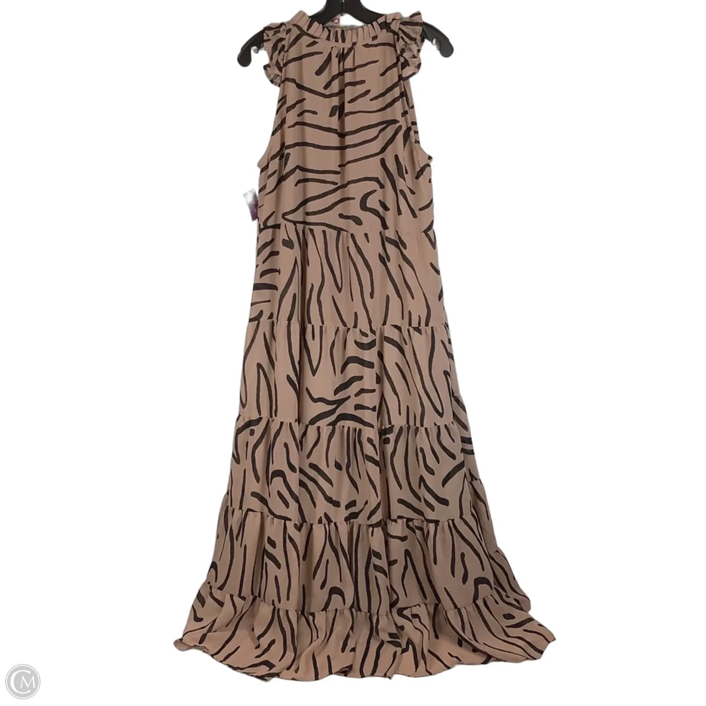 Dress Casual Maxi By Mudpie In Brown, Size: M
