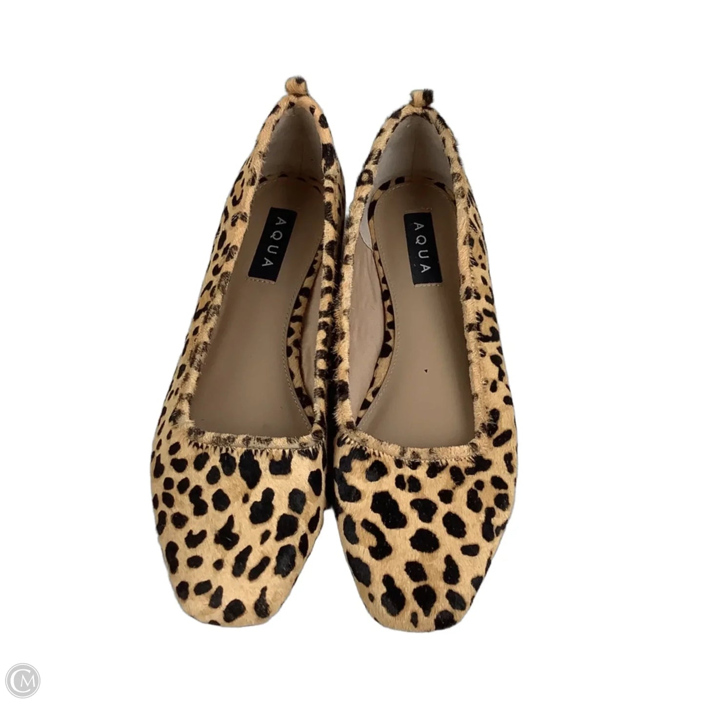 Shoes Flats By Aqua In Animal Print, Size: 10