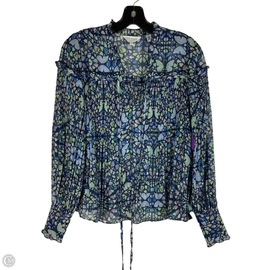 Top Long Sleeve By Ted Baker In Multi-colored, Size: Estimated S