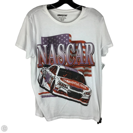 Top Short Sleeve By Clothes Mentor In White, Size: Xl