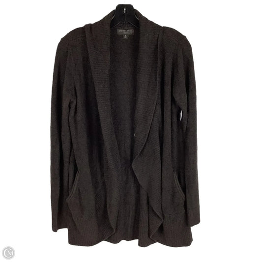Sweater Cardigan By Barefoot Dreams In Brown, Size: M
