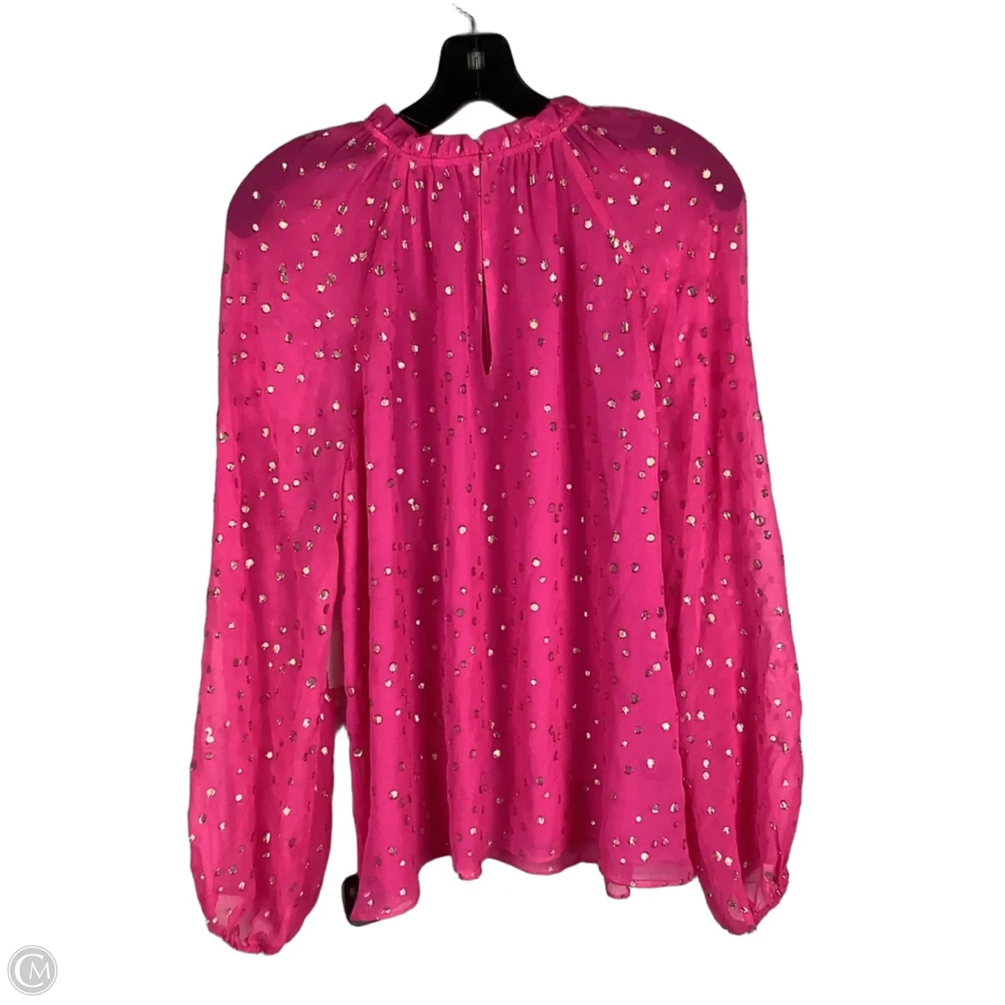 Top Long Sleeve Designer By Lilly Pulitzer In Pink, Size: Xl