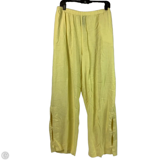 Pants Linen By Zac And Rachel In Yellow, Size: 3x