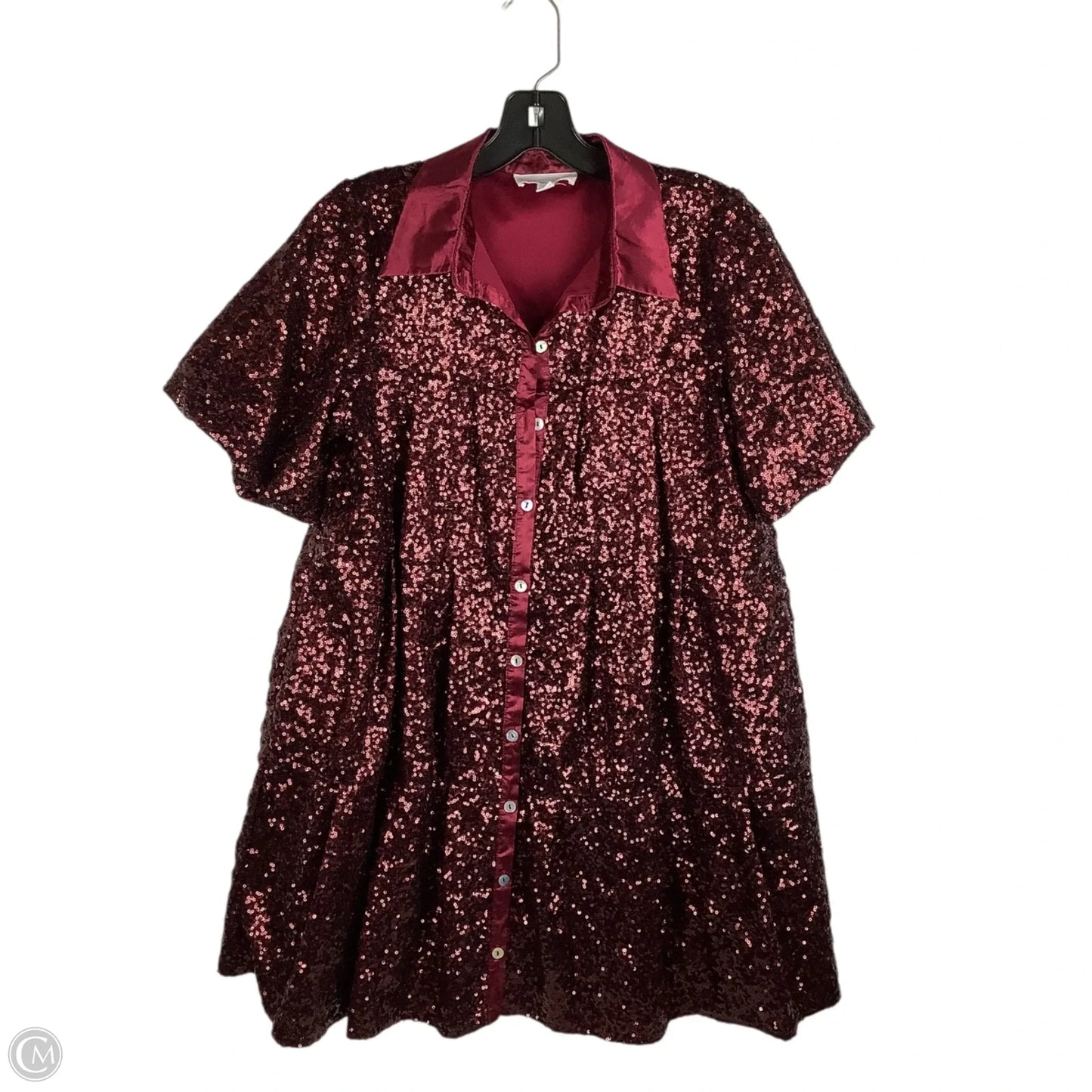 Dress Party Short By Peach Love Cream California In Red, Size: S