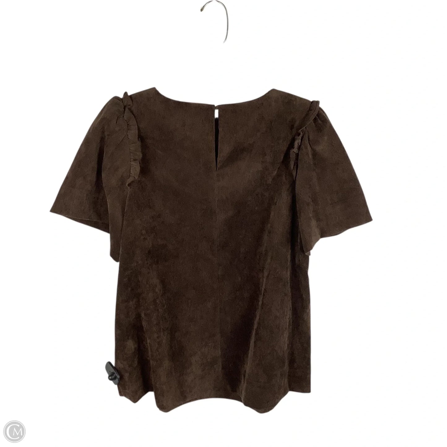 Top Short Sleeve By Crown And Ivy In Brown, Size: M