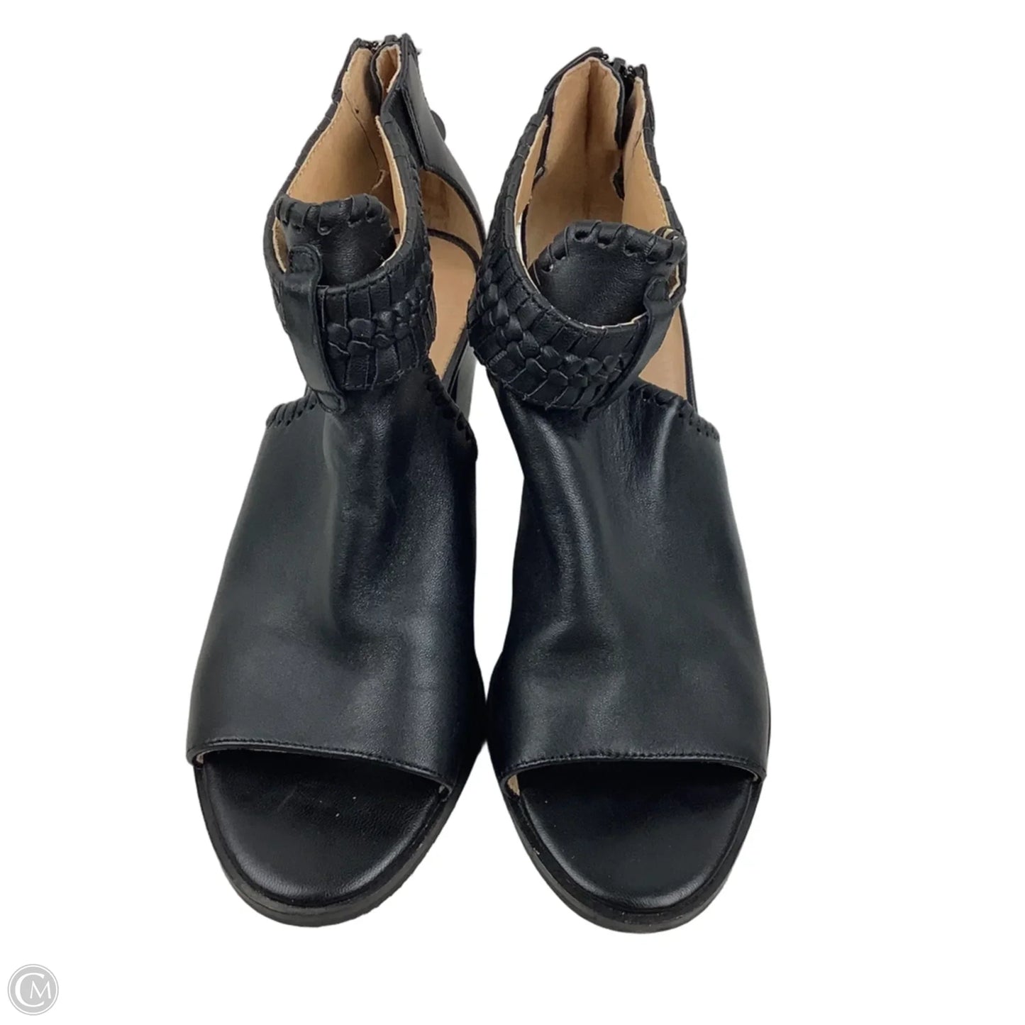 Sandals Heels Block By Jack Rogers In Black, Size: 7