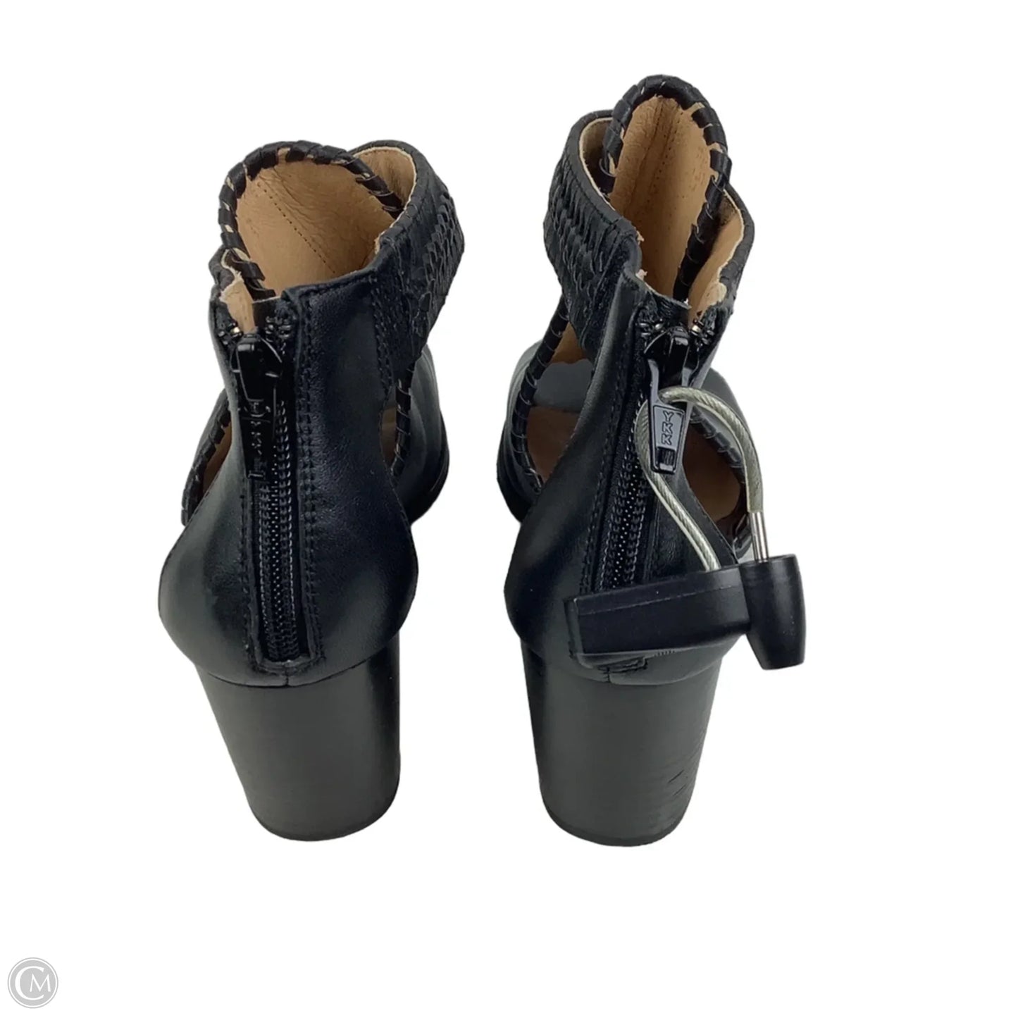 Sandals Heels Block By Jack Rogers In Black, Size: 7