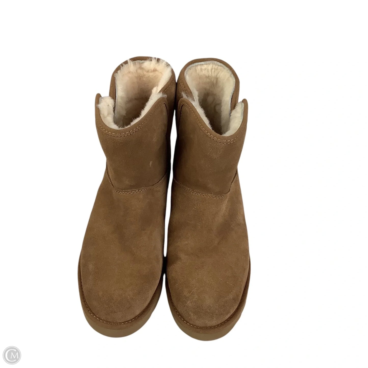 Boots Designer By Ugg In Brown, Size: 6.5