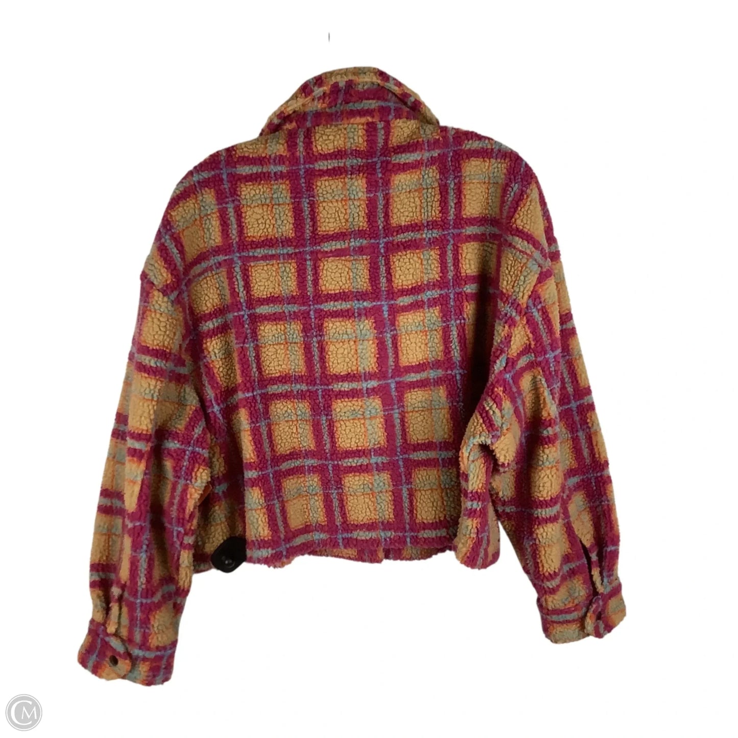 Jacket Faux Fur & Sherpa By Cmc In Pink, Size: M