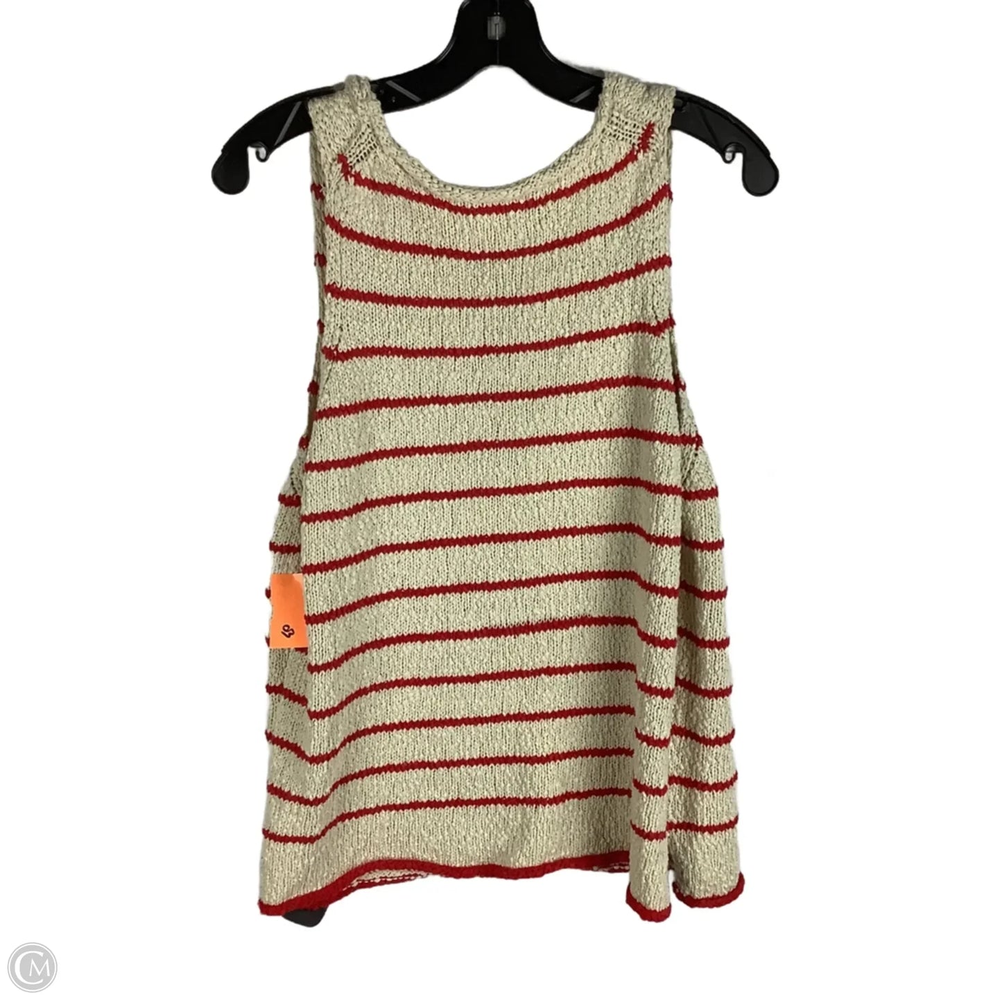 Top Sleeveless By Evereve In Striped Pattern, Size: Xl