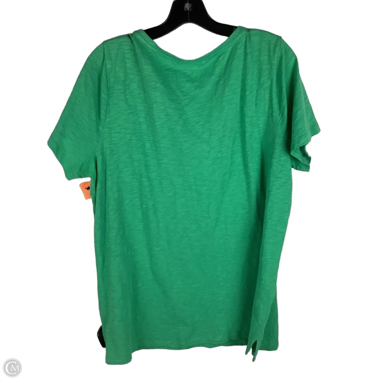 Top Short Sleeve Basic By Talbots In Green, Size: 1x