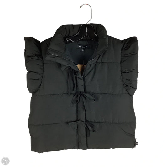 Vest Puffer & Quilted By Blu Pepper In Black, Size: S