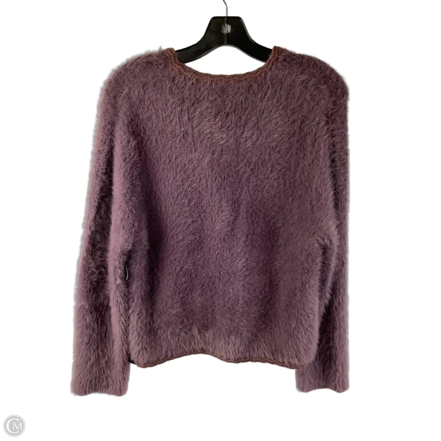 Sweater Cardigan By Zara In Maroon, Size: M