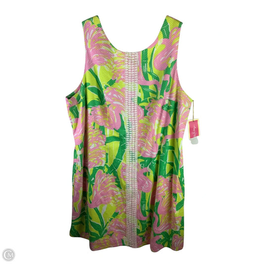 Dress Designer By Target-designer In Pink & Yellow, Size: 24