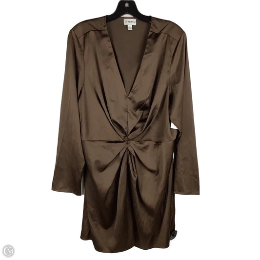 Dress Casual Short By The Drop In Brown, Size: Xl