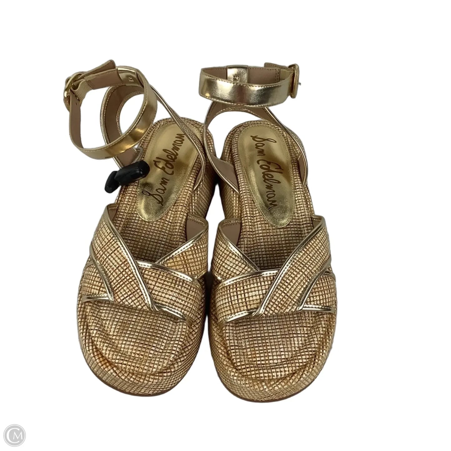 Sandals Heels Platform By Sam Edelman In Tan, Size: 9