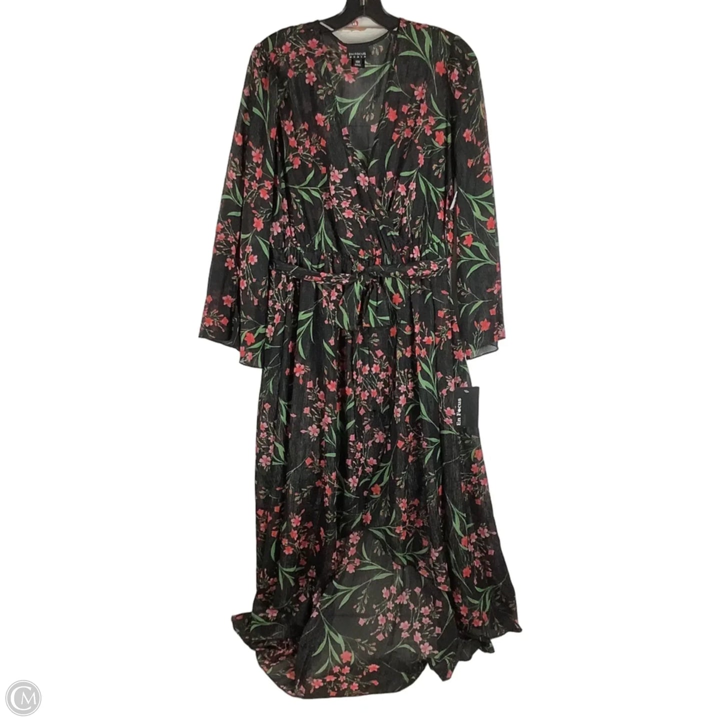 Dress Casual Maxi By Enfocus In Black, Size: 14