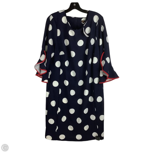 Dress Work By Clothes Mentor In Polkadot Pattern, Size: 14