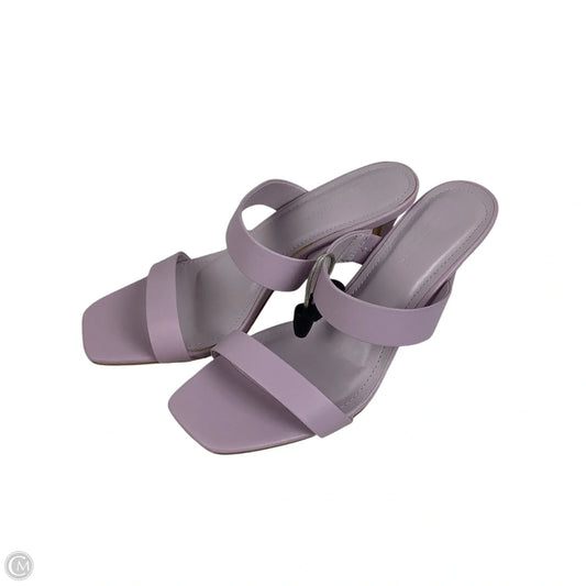 Shoes Heels Stiletto By Cushionaire In Purple, Size: 7.5