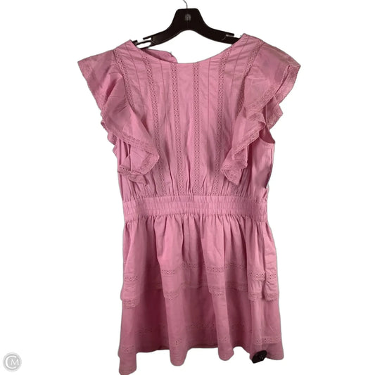 Dress Casual Short By Chelsea And Violet In Pink, Size: L