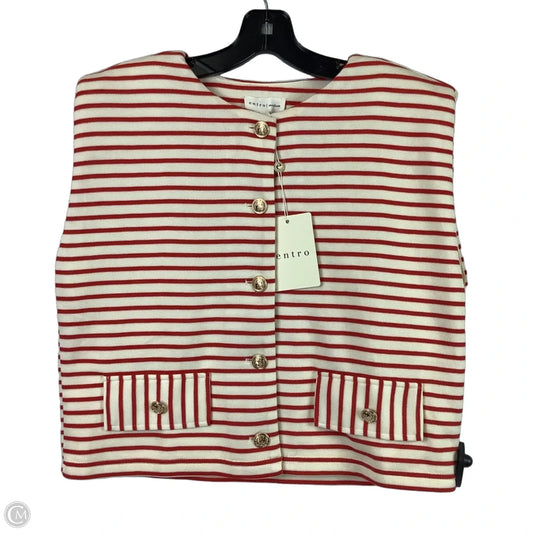 Top Sleeveless By Entro In Red, Size: M