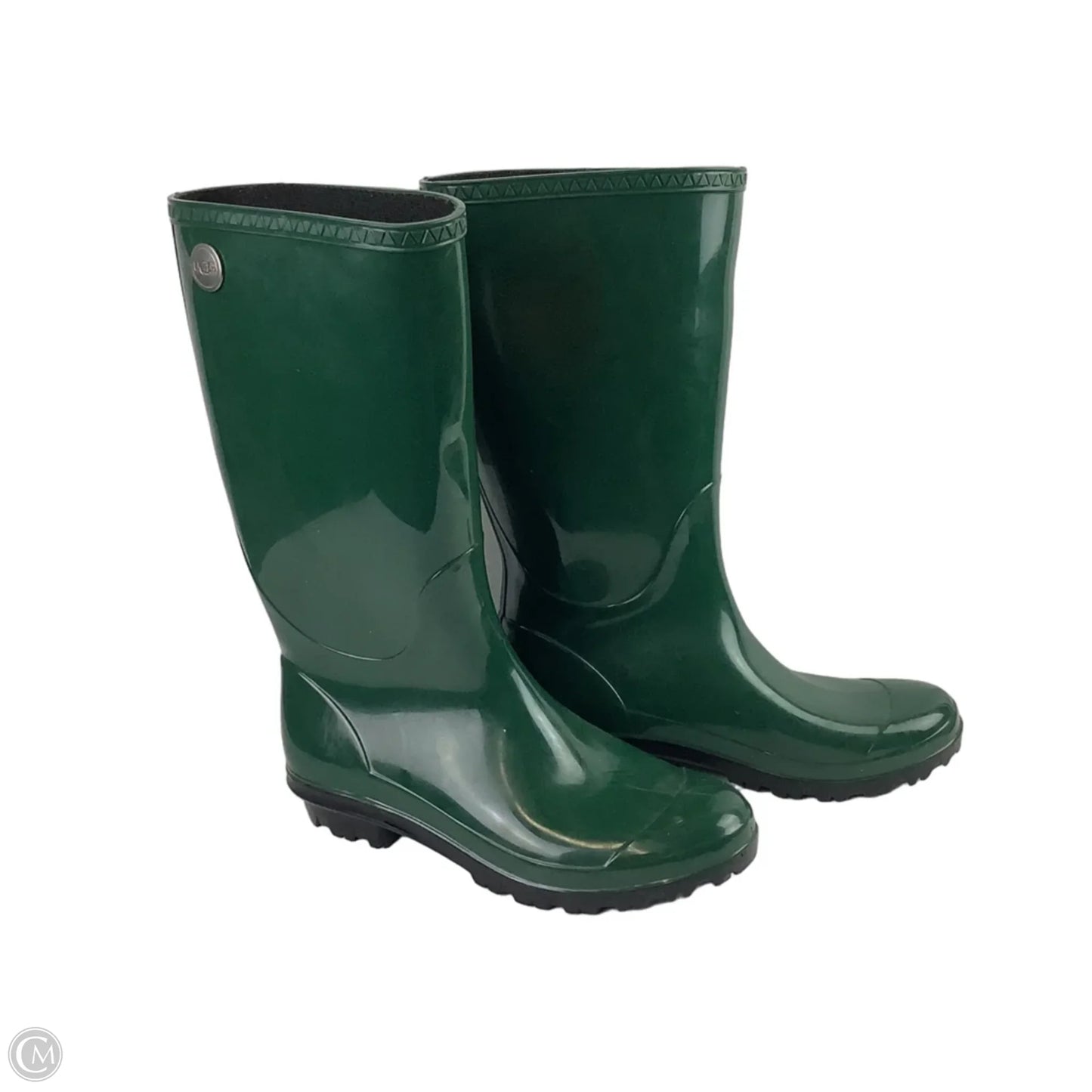 Boots Designer By Ugg In Green, Size: 9