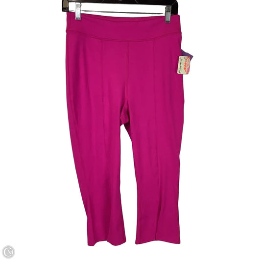 Athletic Leggings By Free People In Pink, Size: M