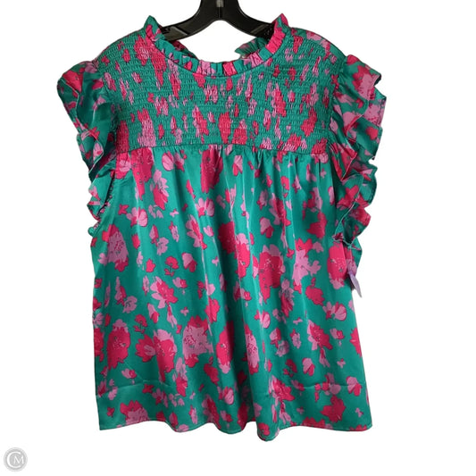 Top Short Sleeve By Clothes Mentor In Teal, Size: 3x