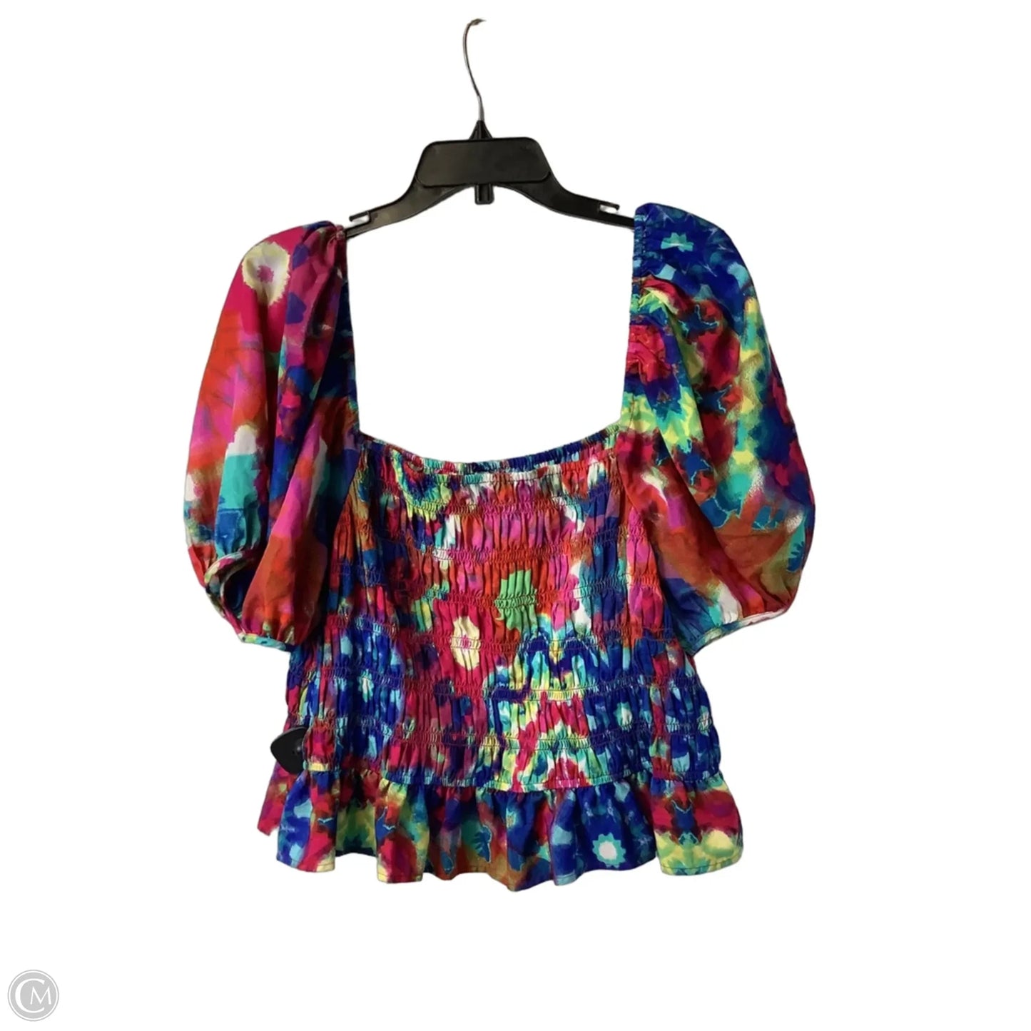 Top Short Sleeve By Truth In Tie Dye Print, Size: 3x