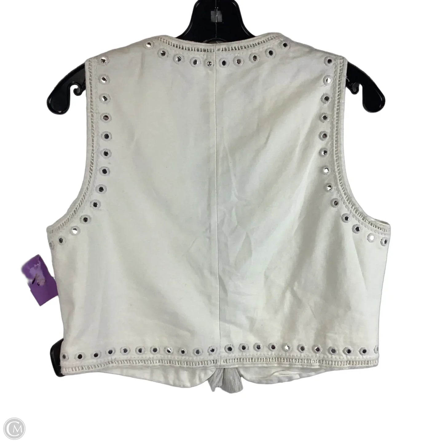 Top Sleeveless By Zara In White, Size: S