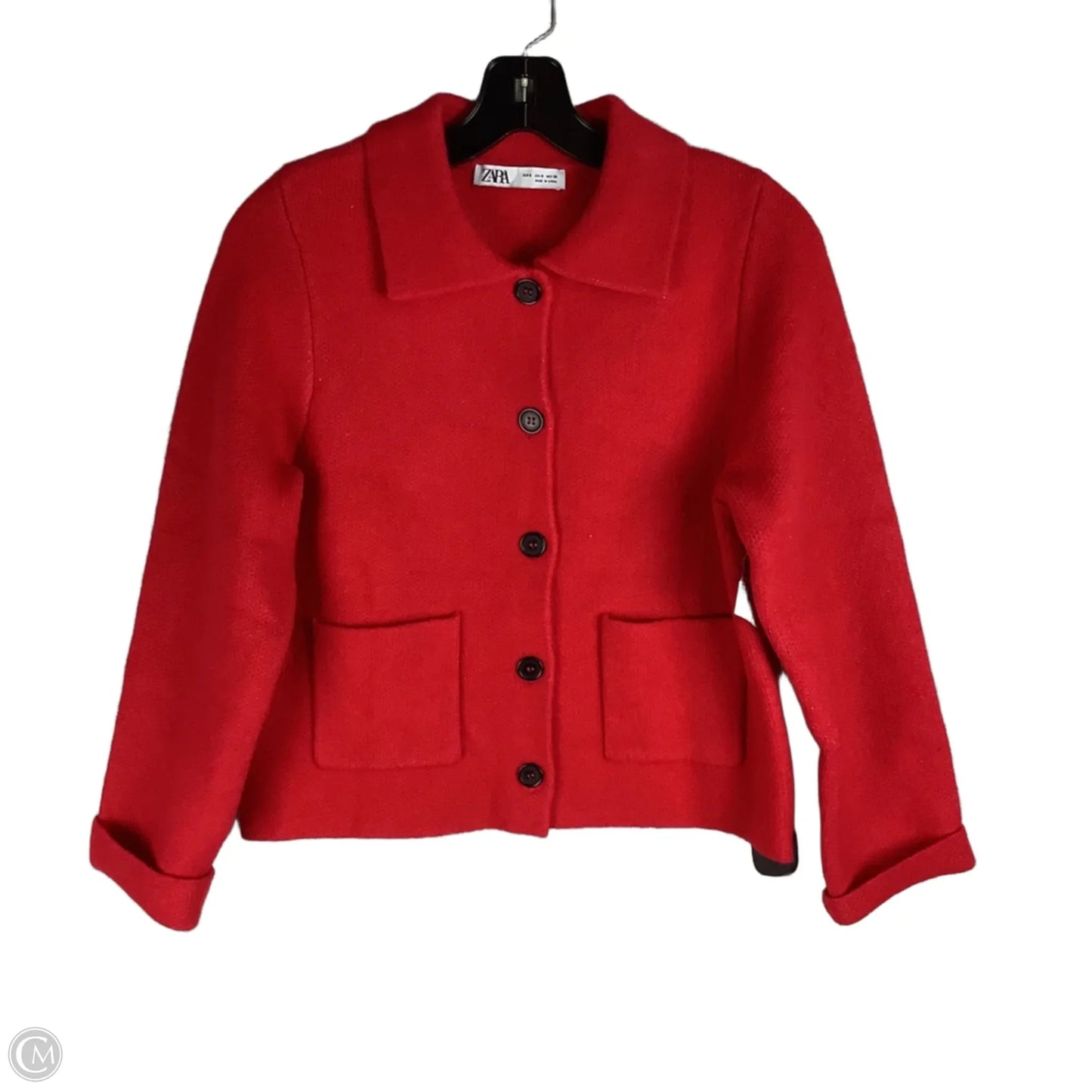 Sweater By Zara In Red, Size: S