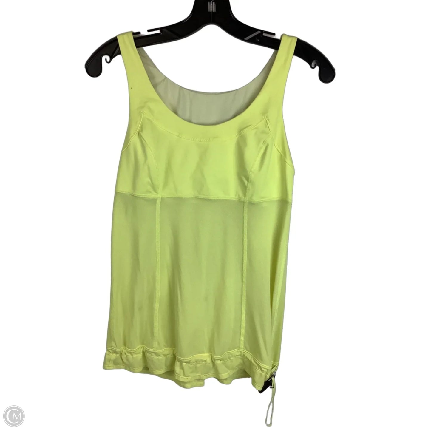 Athletic Tank Top By Lululemon In Yellow, Size: 6