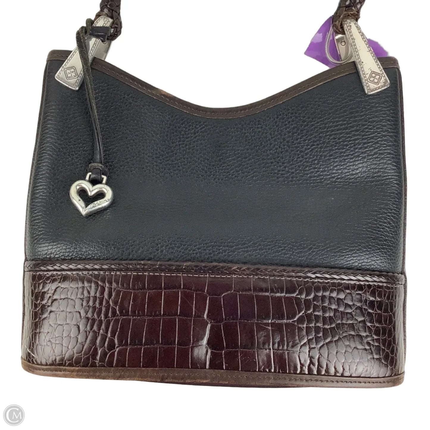 Handbag Leather By Brighton, Size: Medium