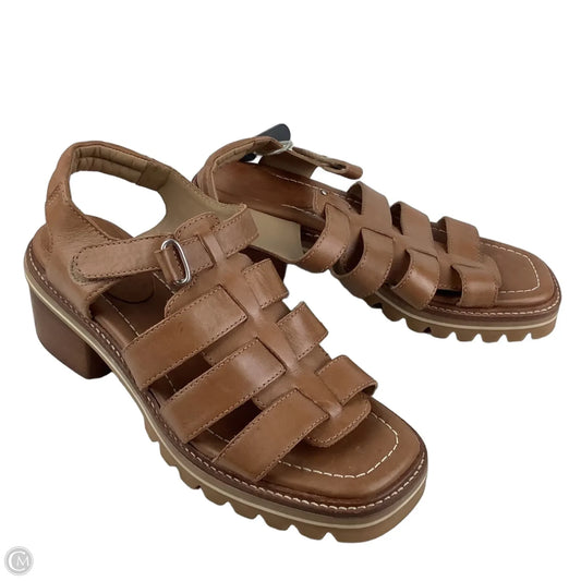 Shoes Heels Block By Bernardo In Brown, Size: 9
