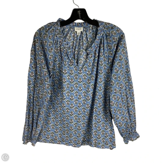 Top Sleeveless By J. Crew In Blue, Size: S