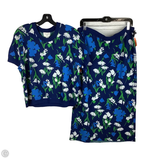 Skirt Set 2pc By Target-designer In Floral Print, Size: 1X top/XL bottoms