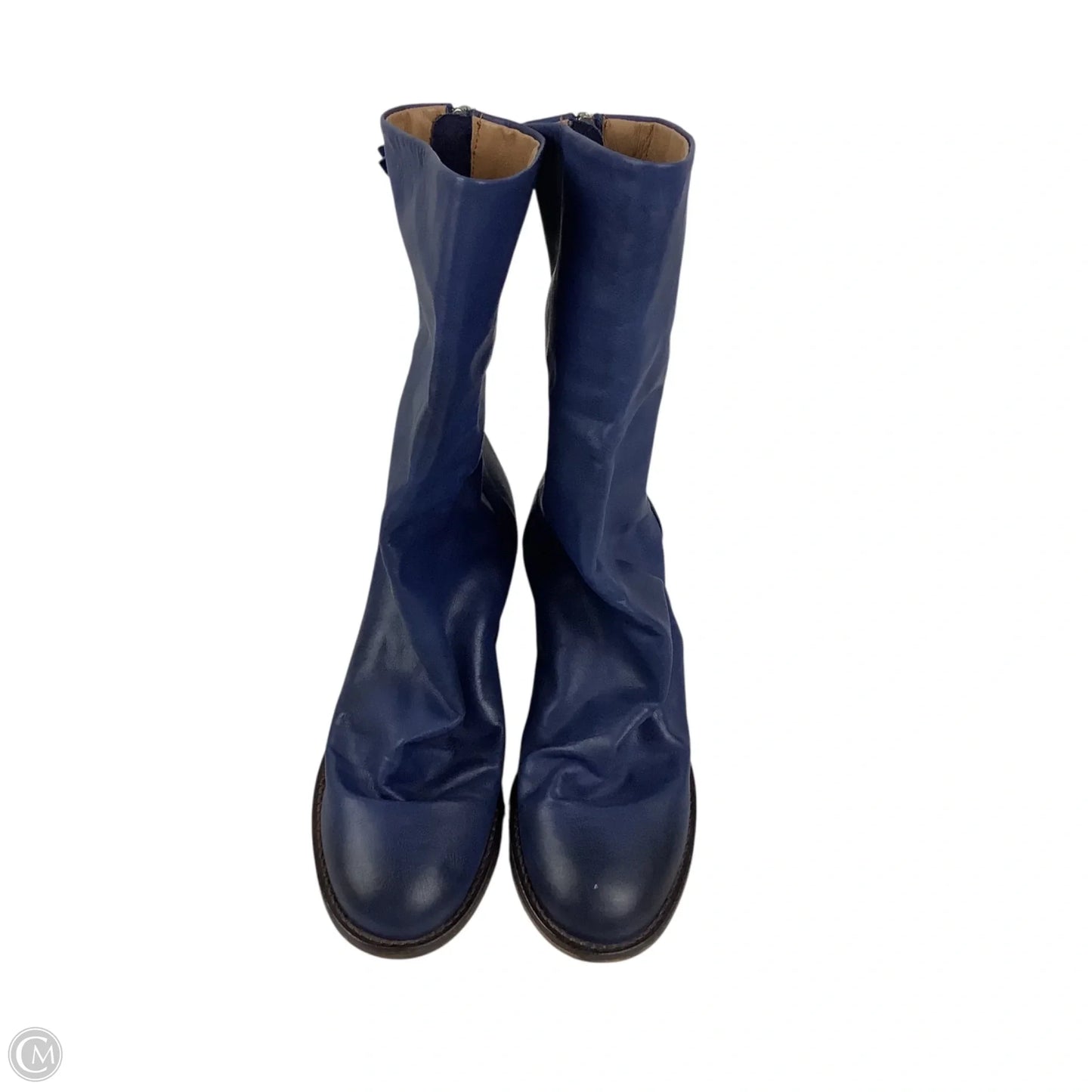 Boots Mid-calf Heels By Free People In Blue, Size: 37.5