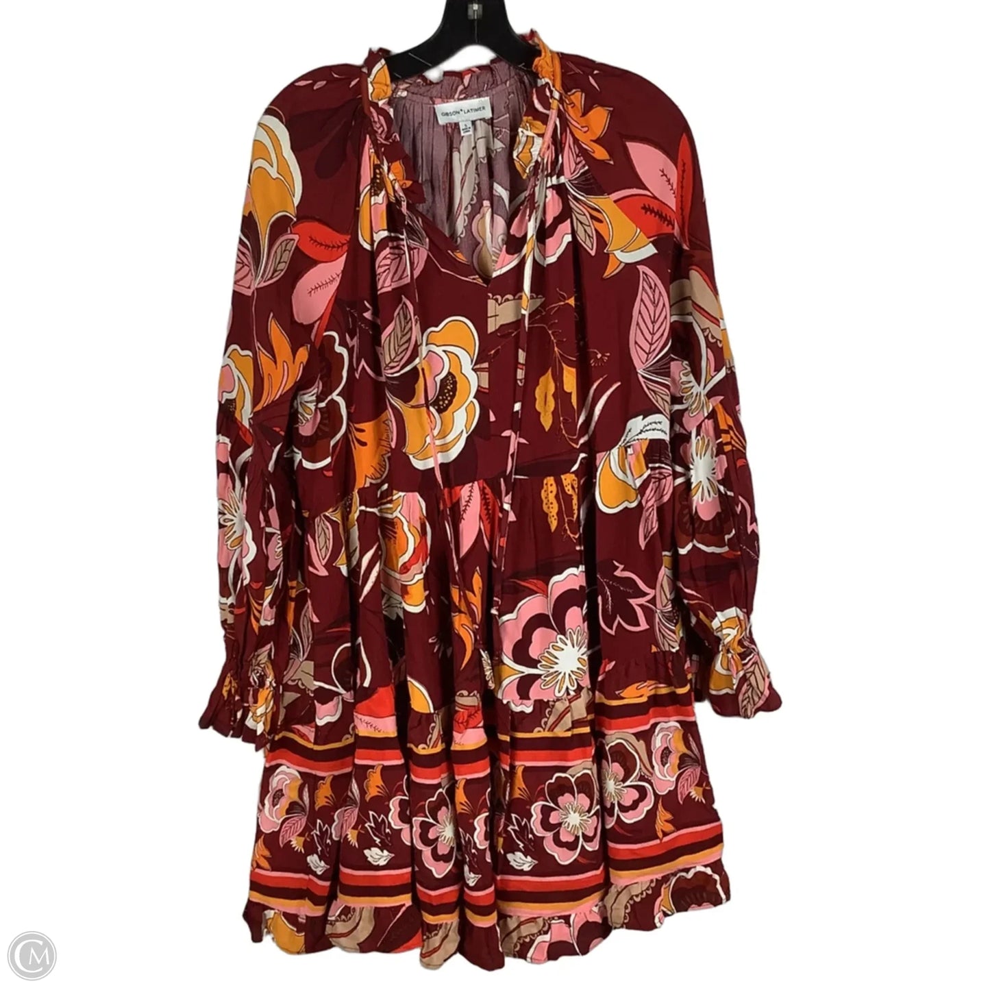 Dress Casual Short By Gibson And Latimer In Red, Size: S