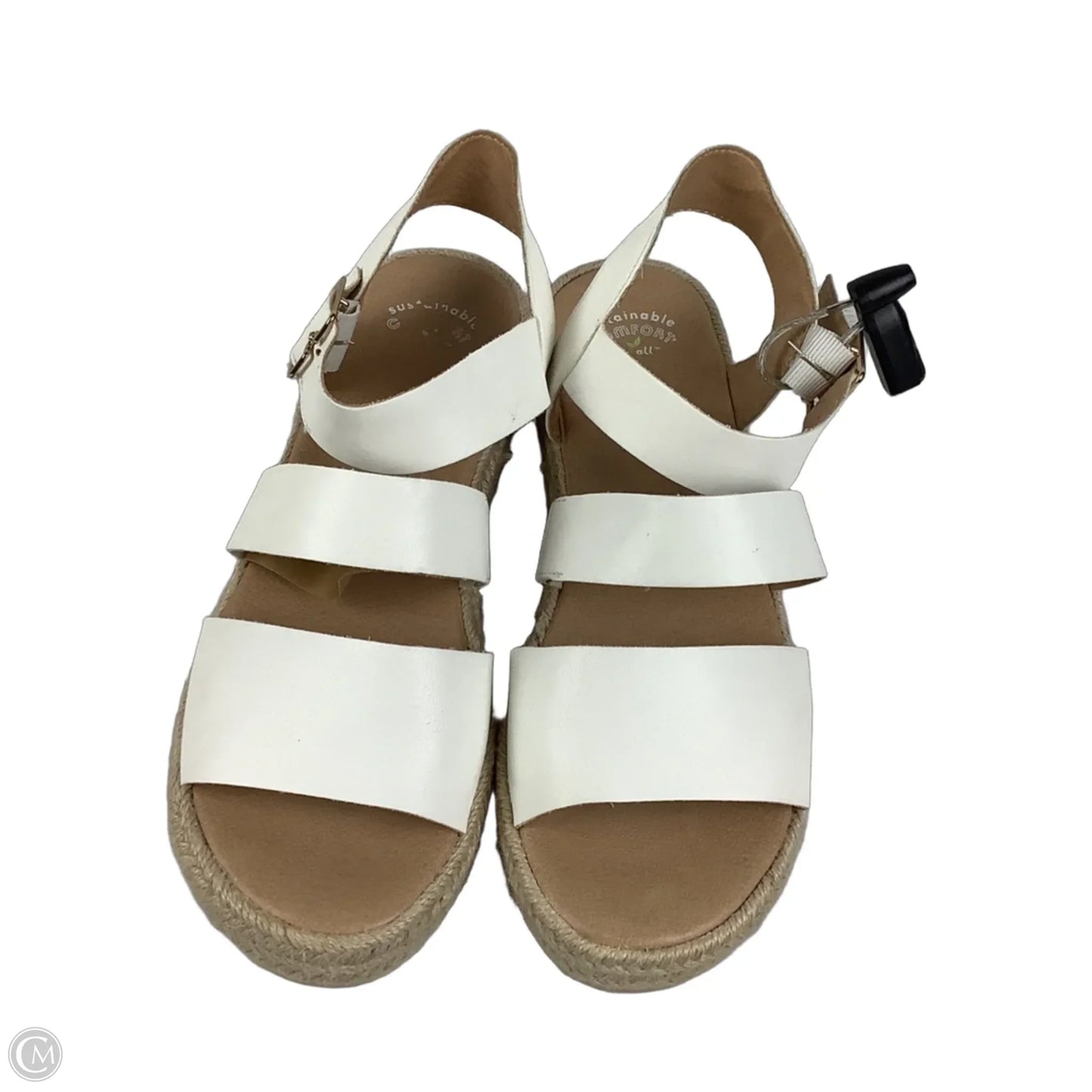 Sandals Flats By Cmc In White, Size: 10