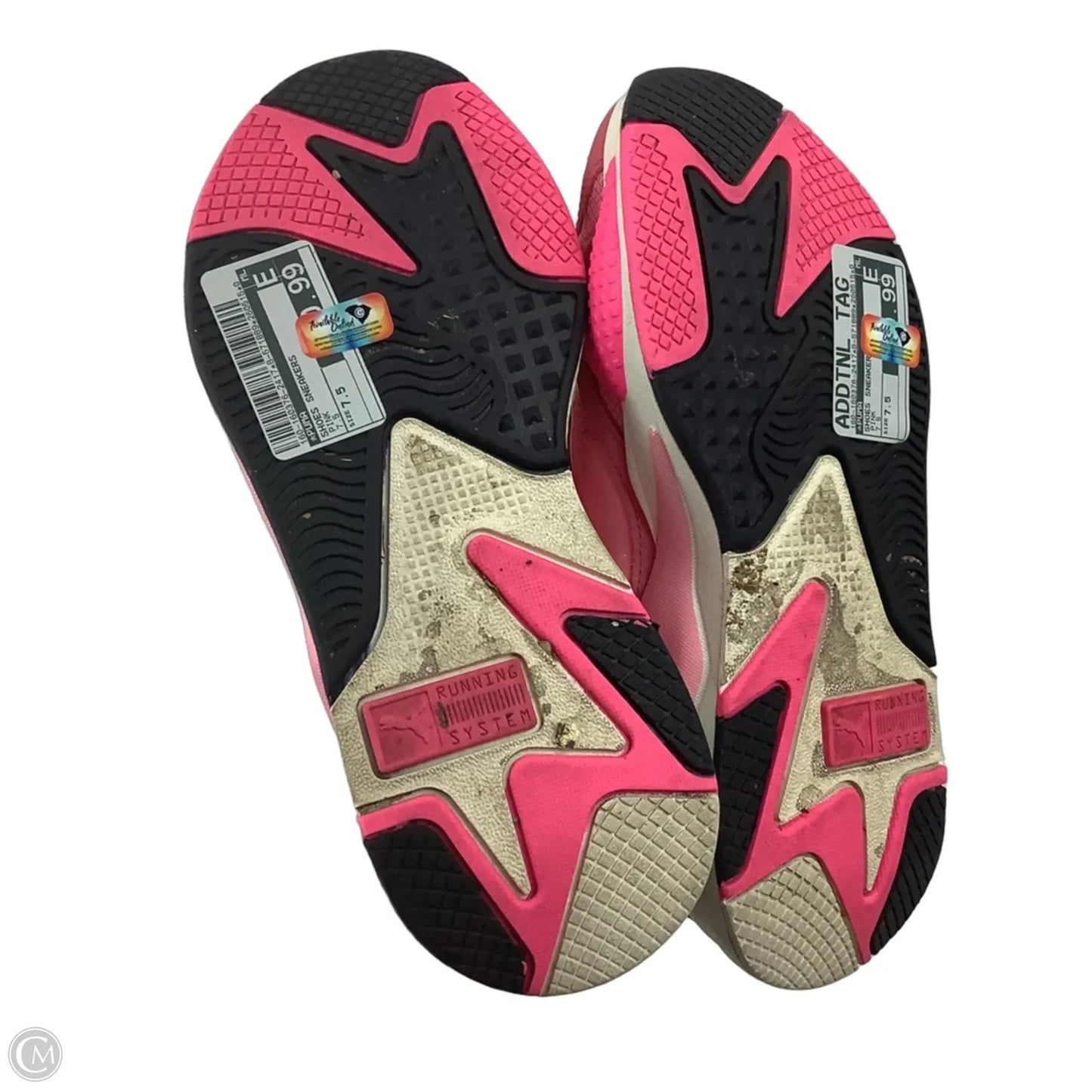 Shoes Sneakers By Puma In Pink, Size: 7.5