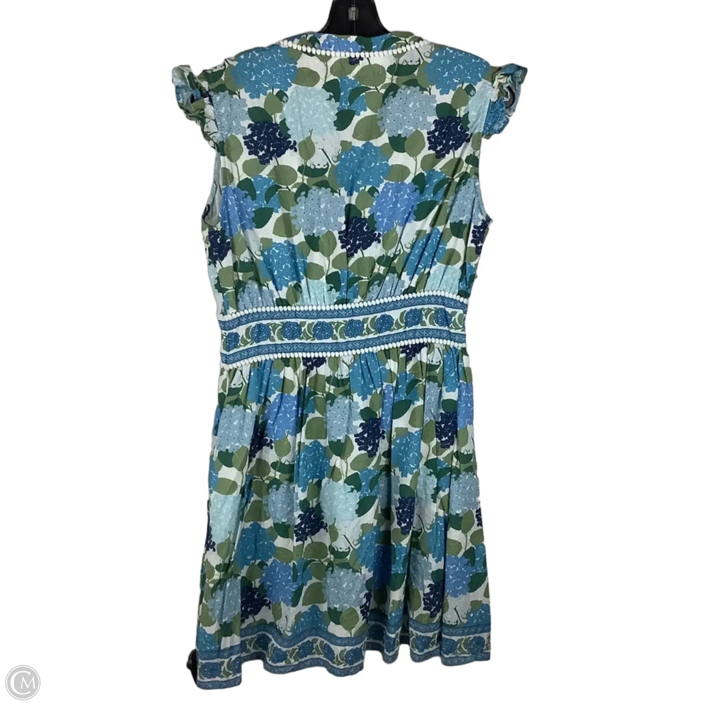 Dress Casual Short By Cmc In Blue & Green, Size: S
