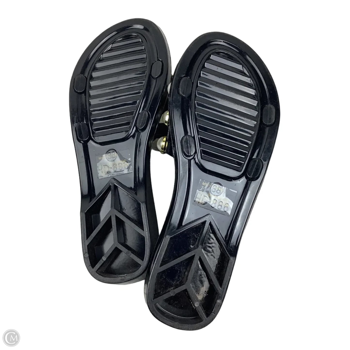 Sandals Flats By Steve Madden In Black, Size: 7