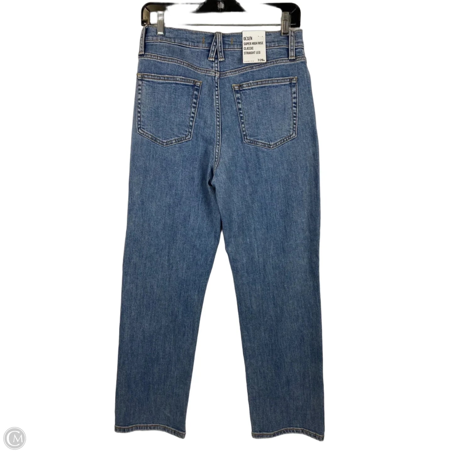 Jeans Straight By Eunina In Blue Denim, Size: 7 (26)