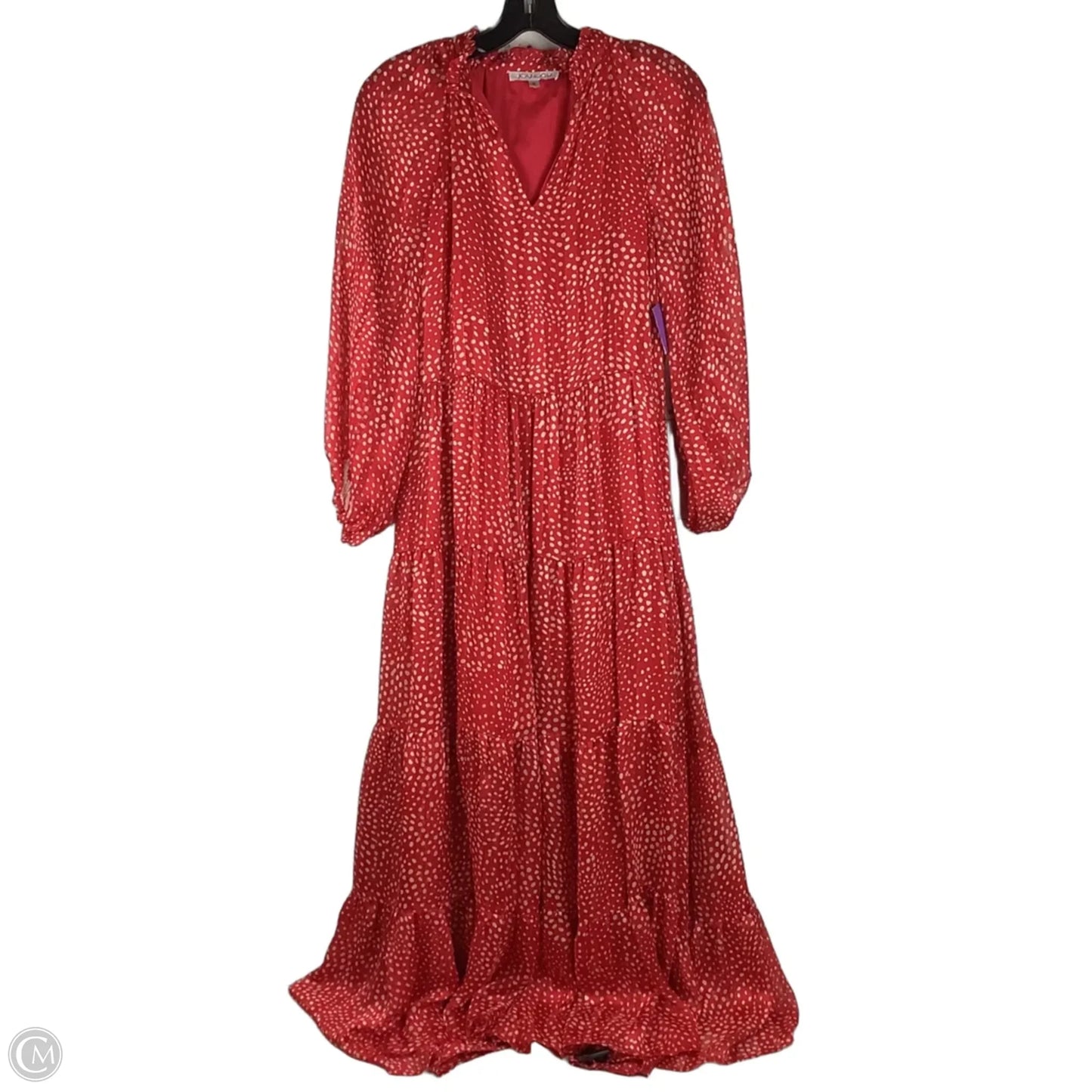 Dress Casual Maxi By Joy Joy In Red, Size: M