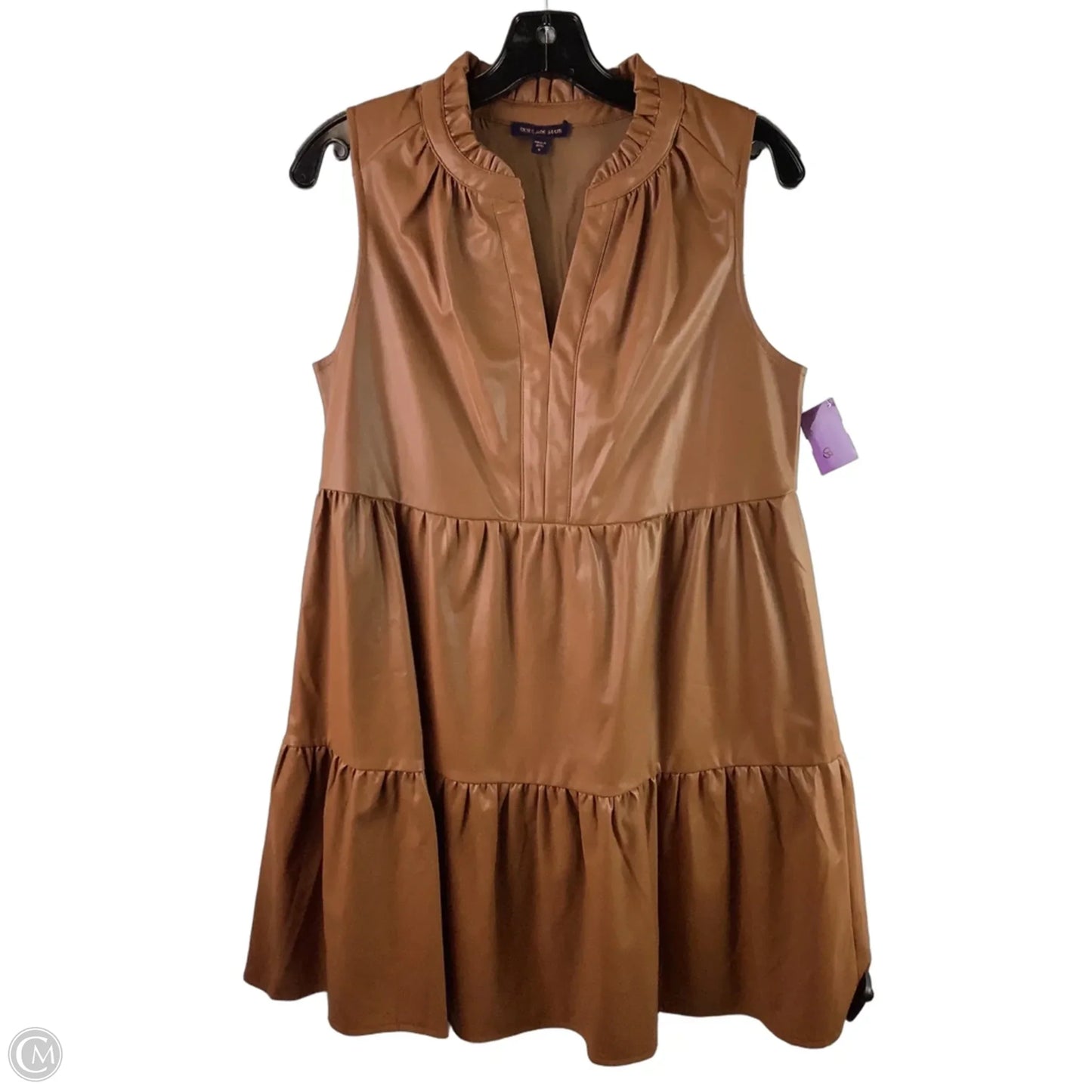 Dress Casual Short By Skies Are Blue In Brown, Size: S