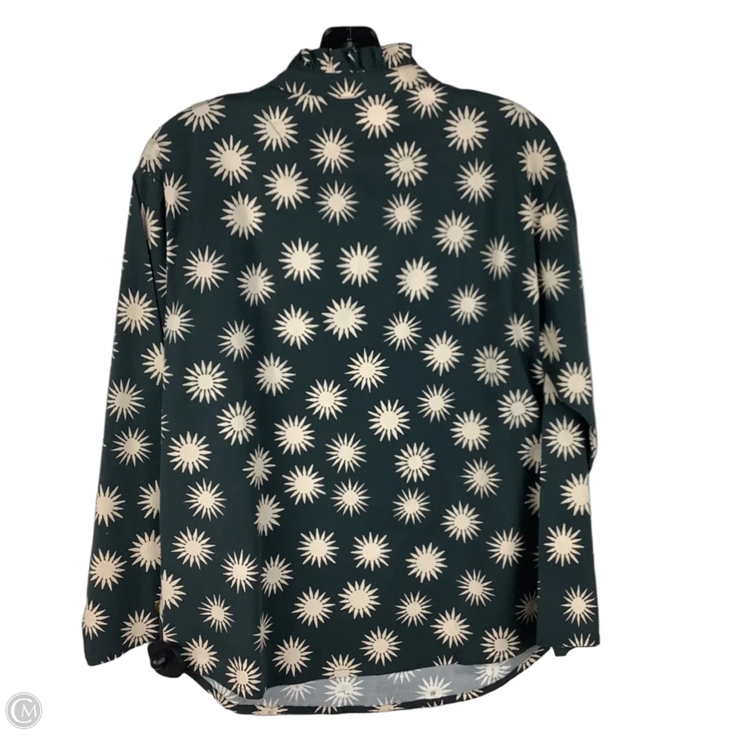 Top Long Sleeve By Cmc In Grey, Size: S