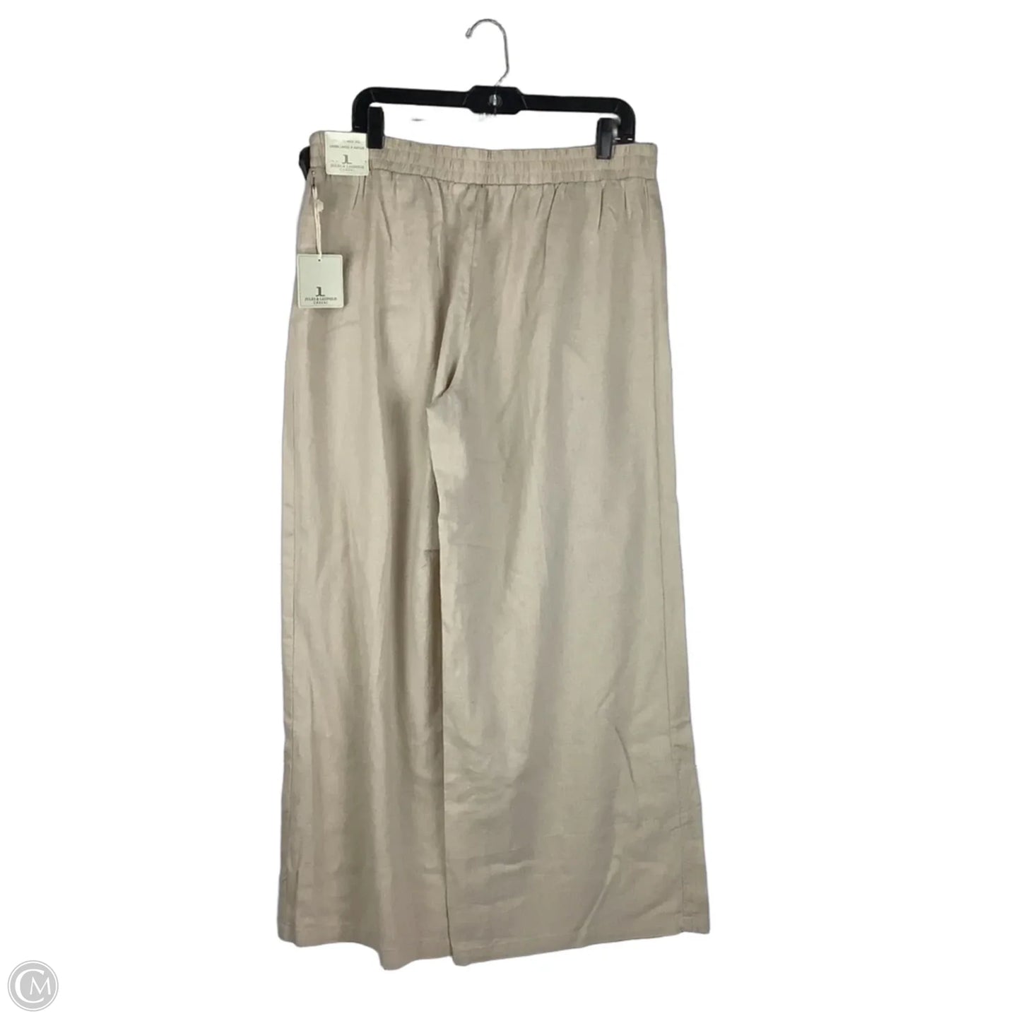 Pants Linen By Jules & Leopold In Tan, Size: L