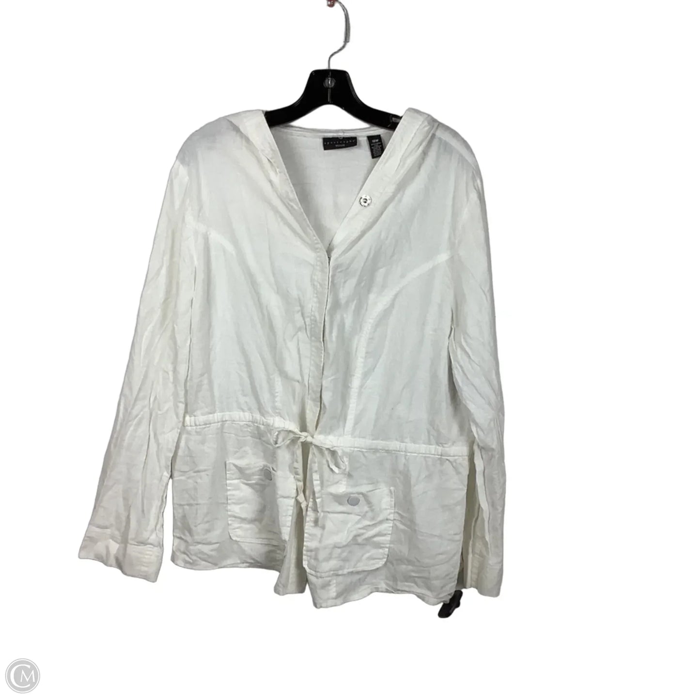 Jacket Other By Apostrophe In White, Size: 18